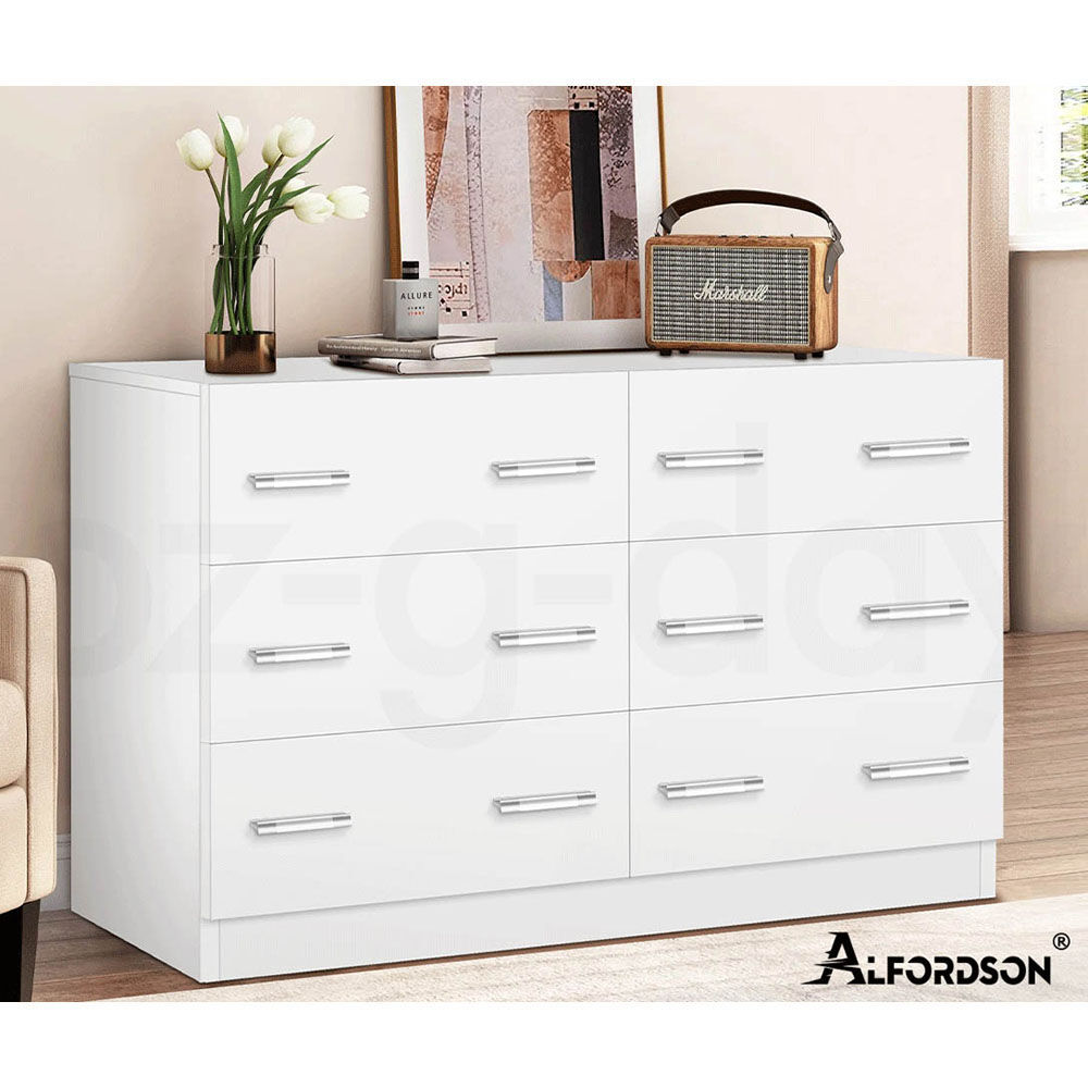 ALFORDSON Chest of Drawers Hamptons Storage Cabinet Dresser Tallboy Buffet - Picture 94 of 154