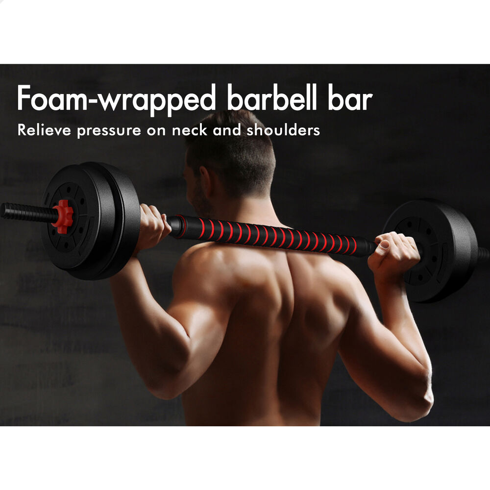 BLACK LORD 20kg 40kg Dumbbell Set Adjustable Barbell Kettlebell Home Gym Fitness - Picture 23 of 63