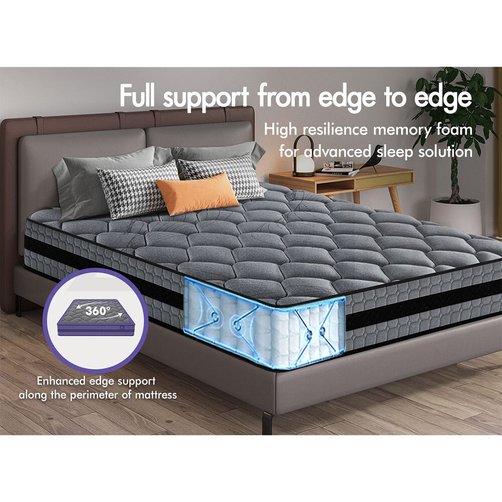 STARRY EUCALYPT Mattress Euro Top Memory Foam Bed Queen Double King Single - Picture 248 of 318