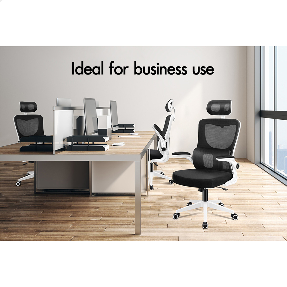 ALFORDSON Mesh Office Chair Executive Computer Fabric Seat Study Work Gaming - Picture 24 of 252