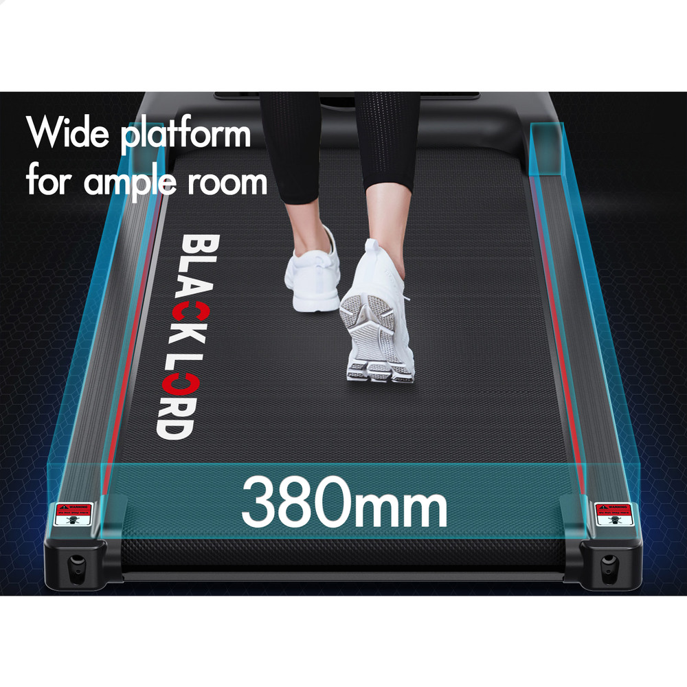 BLACK LORD Treadmill Electric Walking Pad Home Office Gym Fitness Remote Control - Picture 22 of 564