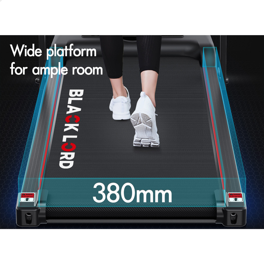 BLACK LORD Treadmill Electric Walking Pad Home Office Gym Fitness Remote Control - Picture 34 of 564