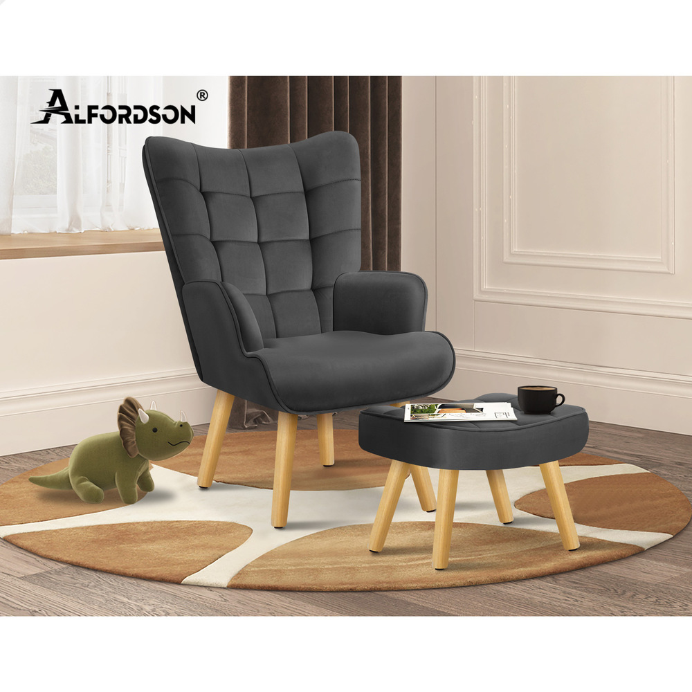 ALFORDSON Armchair Lounge Chair Featherston Contour Accent Chair Replica Couch - Picture 70 of 84