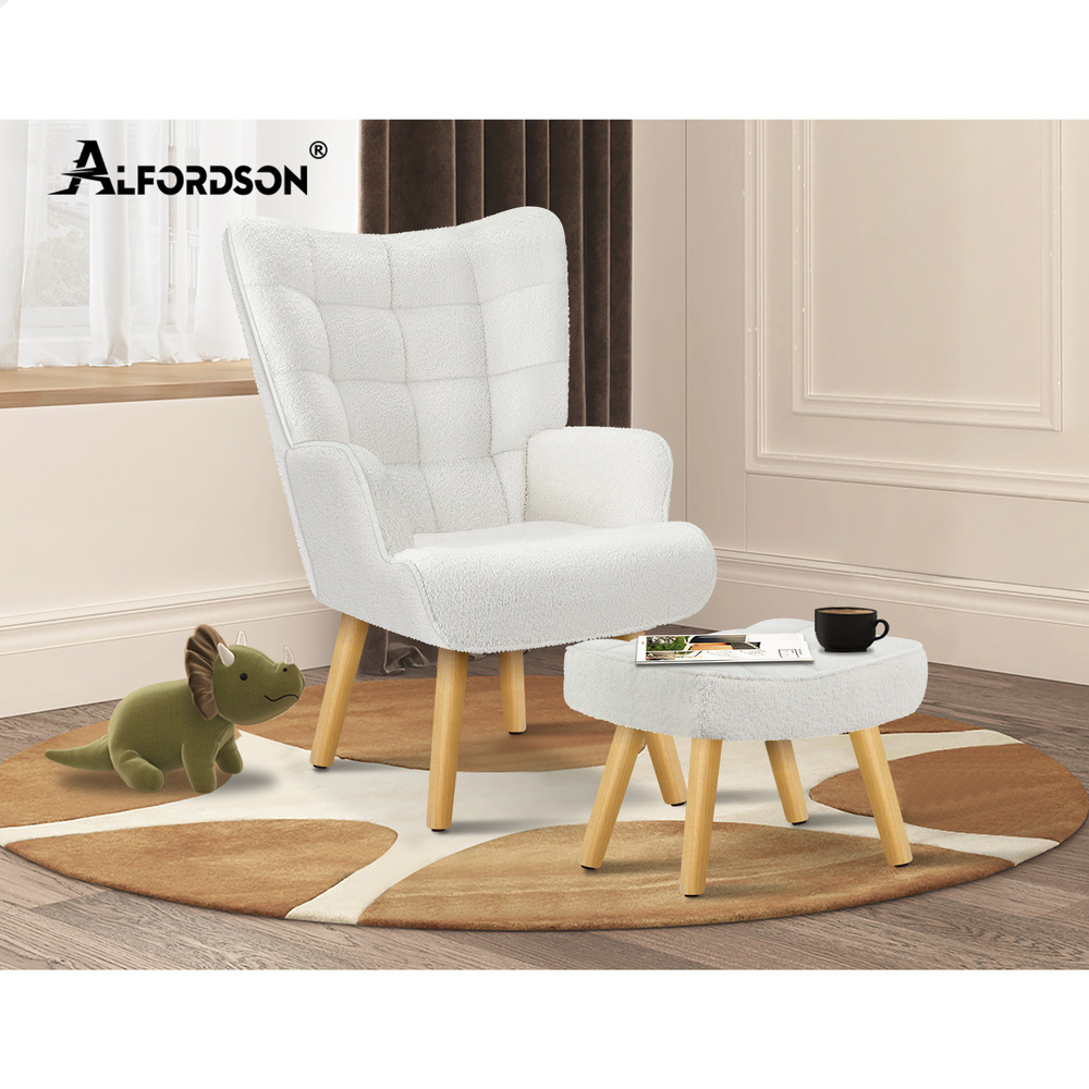 ALFORDSON Armchair Lounge Chair Featherston Contour Accent Chair Replica Couch - Picture 22 of 84