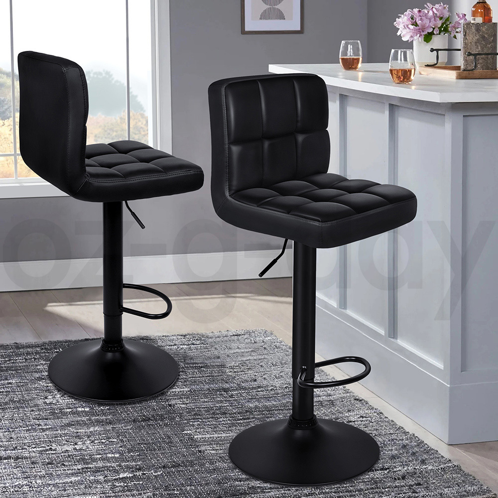 ALFORDSON Bar Stools Kitchen Swivel Dining Chairs Gas Lift Leather/Fabric - Picture 369 of 1,456