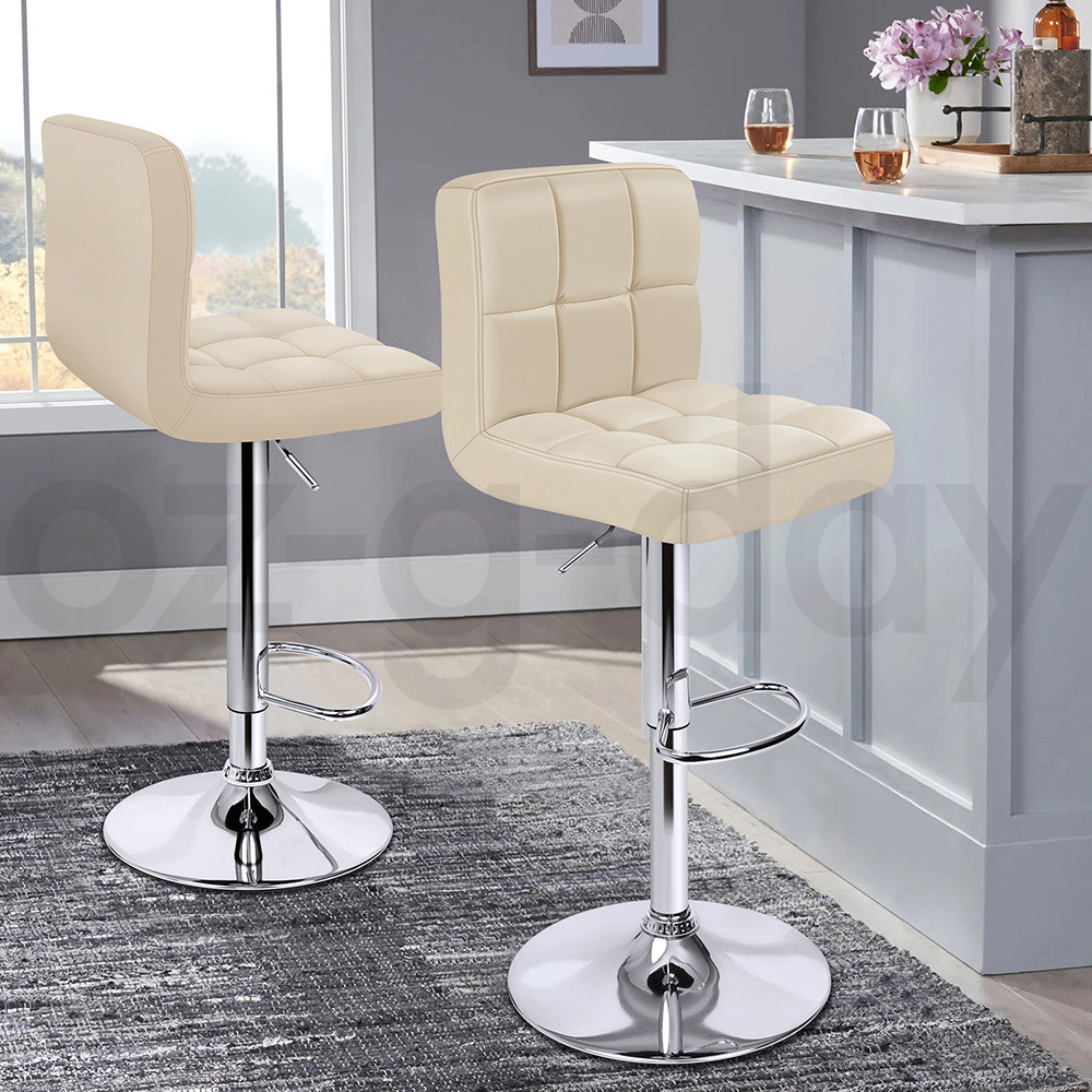ALFORDSON Bar Stools Kitchen Swivel Dining Chairs Gas Lift Leather/Fabric - Picture 389 of 1,456