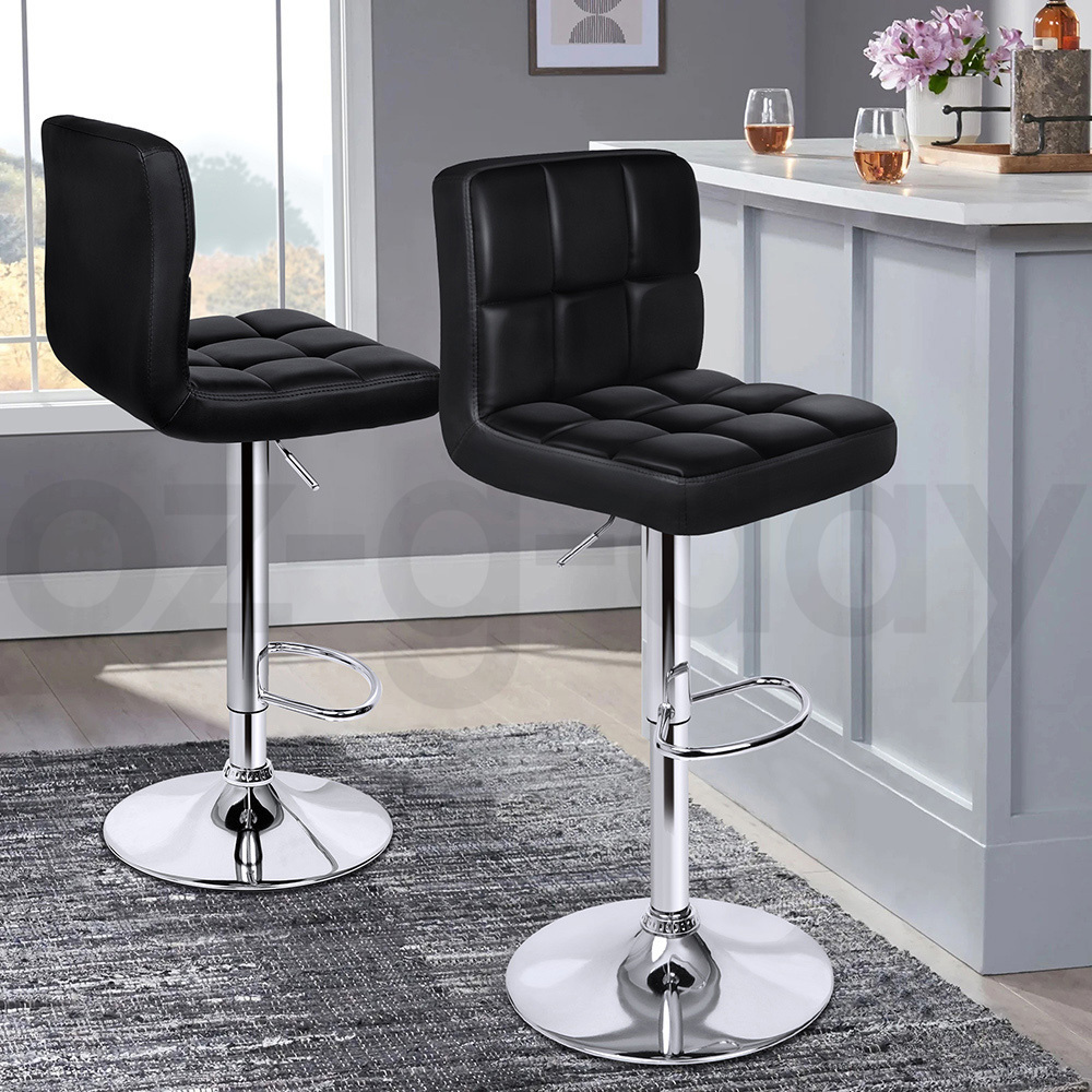 ALFORDSON Bar Stools Kitchen Swivel Gas Lift Wooden Dining Chairs x1/x2/x4 - Picture 349 of 1,152