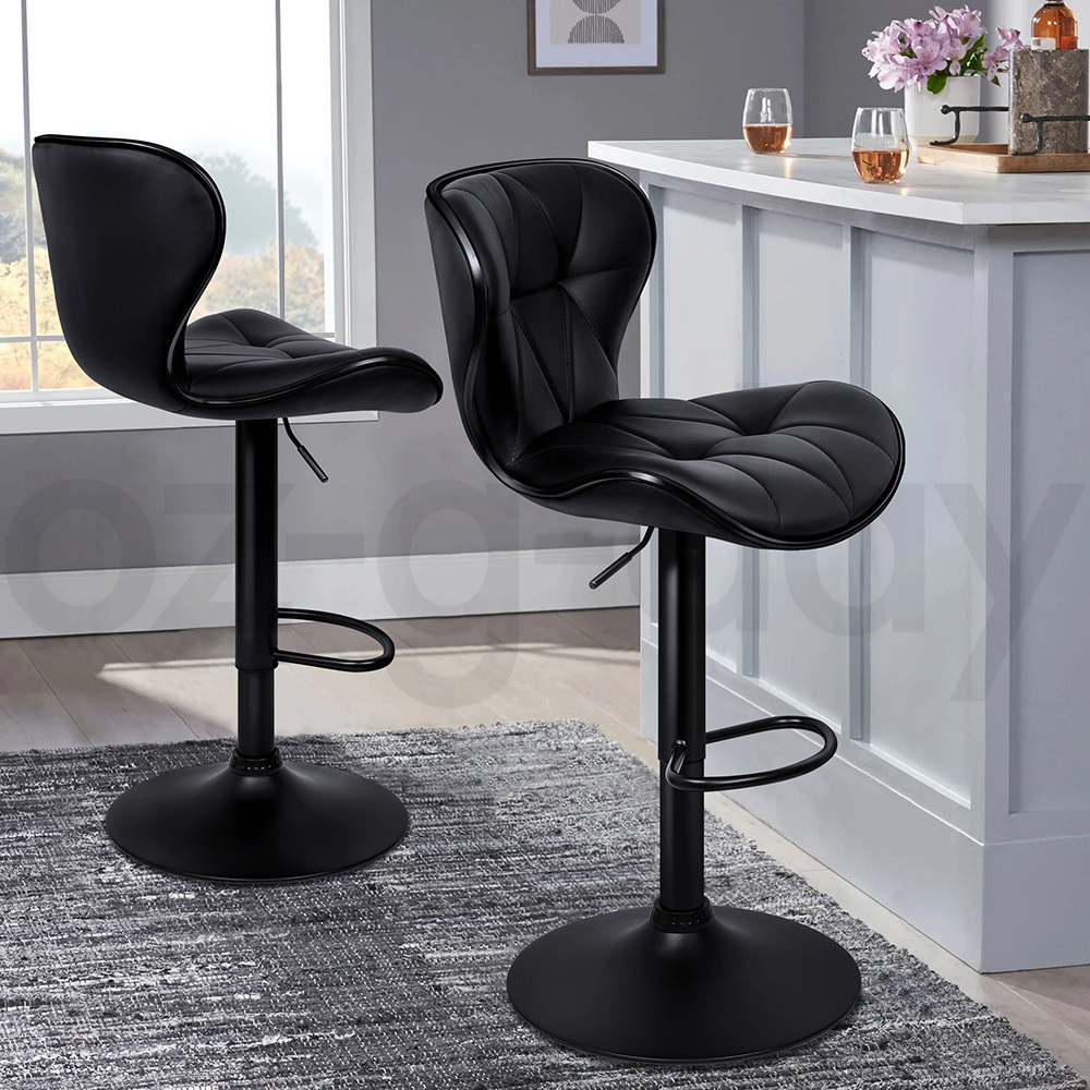 ALFORDSON Bar Stools Kitchen Swivel Gas Lift Wooden Dining Chairs x1/x2/x4 - Picture 61 of 1,152