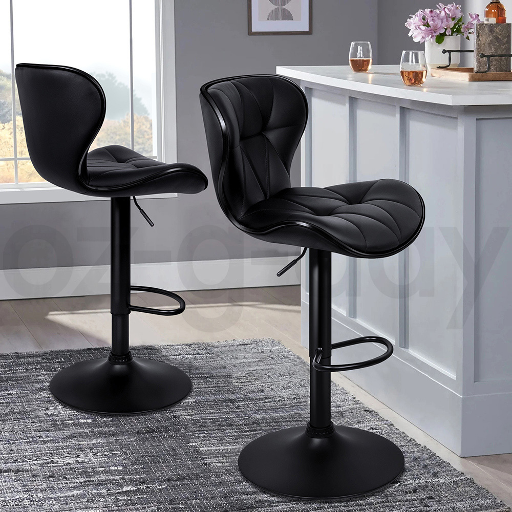 ALFORDSON Bar Stools Kitchen Swivel Dining Chairs Gas Lift Leather/Fabric - Picture 11 of 1,456