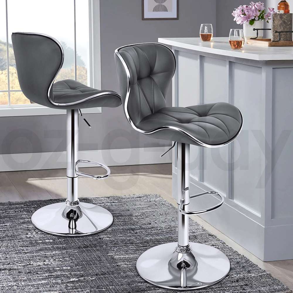 ALFORDSON Bar Stools Kitchen Swivel Dining Chairs Gas Lift Leather/Fabric - Picture 71 of 1,456