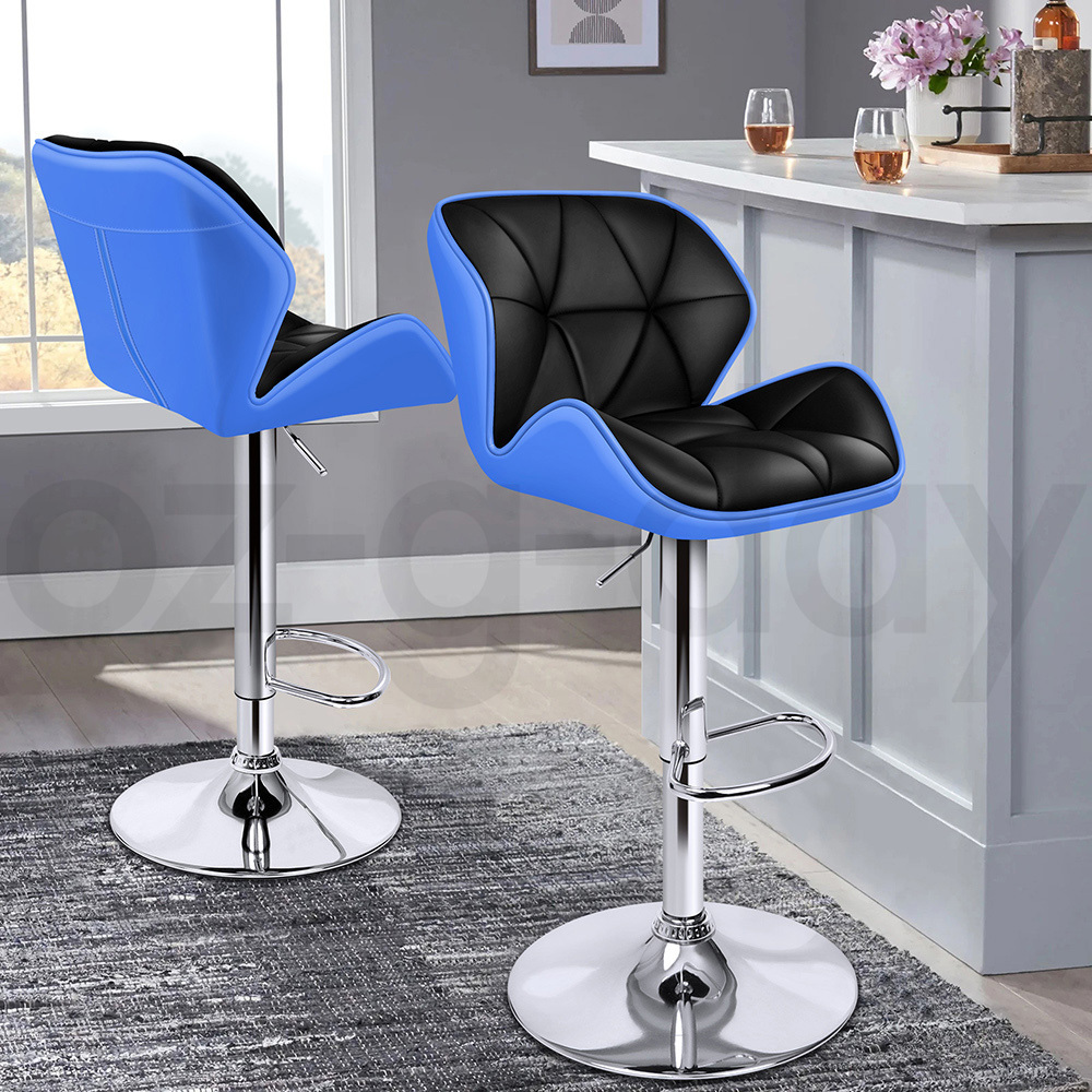 ALFORDSON Bar Stools Kitchen Swivel Dining Chairs Gas Lift Leather/Fabric - Picture 1,377 of 1,456