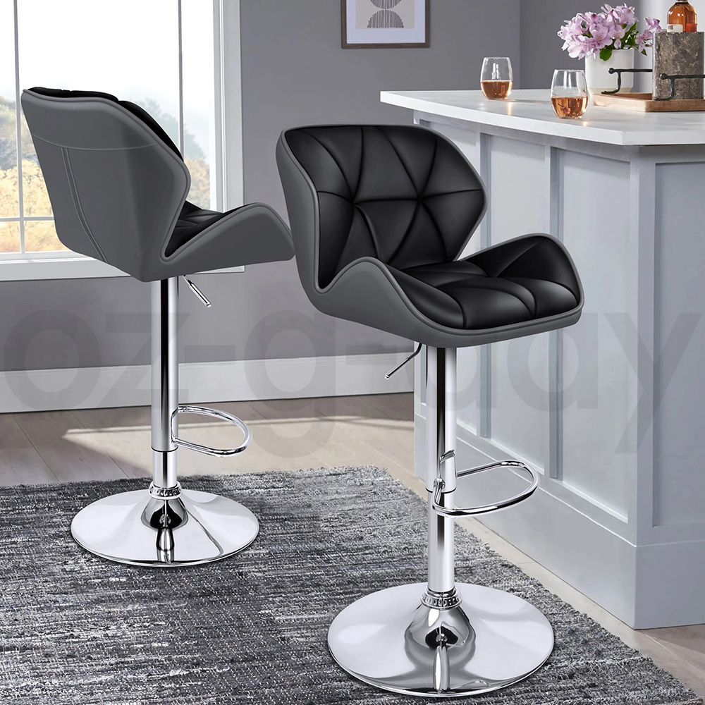 ALFORDSON Bar Stools Kitchen Swivel Gas Lift Wooden Dining Chairs x1/x2/x4 - Picture 133 of 1,152