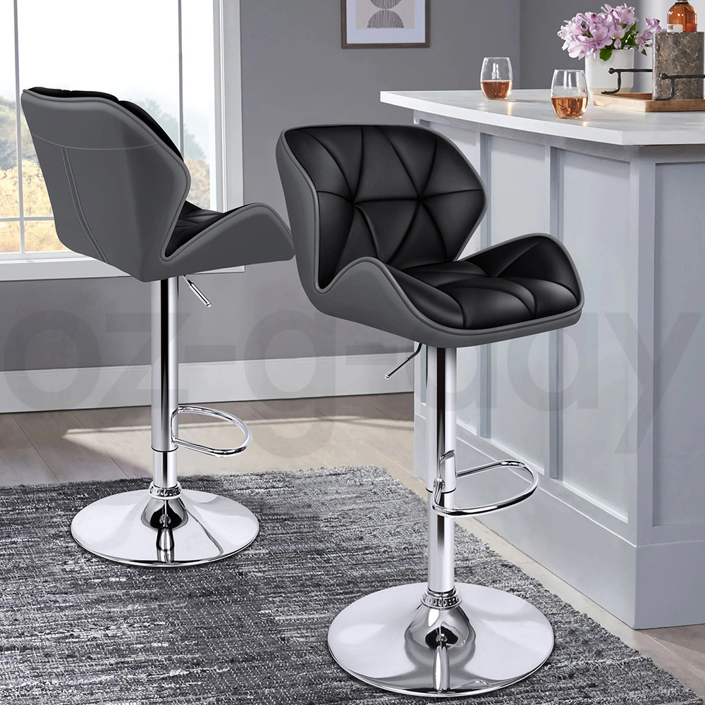 ALFORDSON Bar Stools Kitchen Swivel Dining Chairs Gas Lift Leather/Fabric - Picture 605 of 1,456