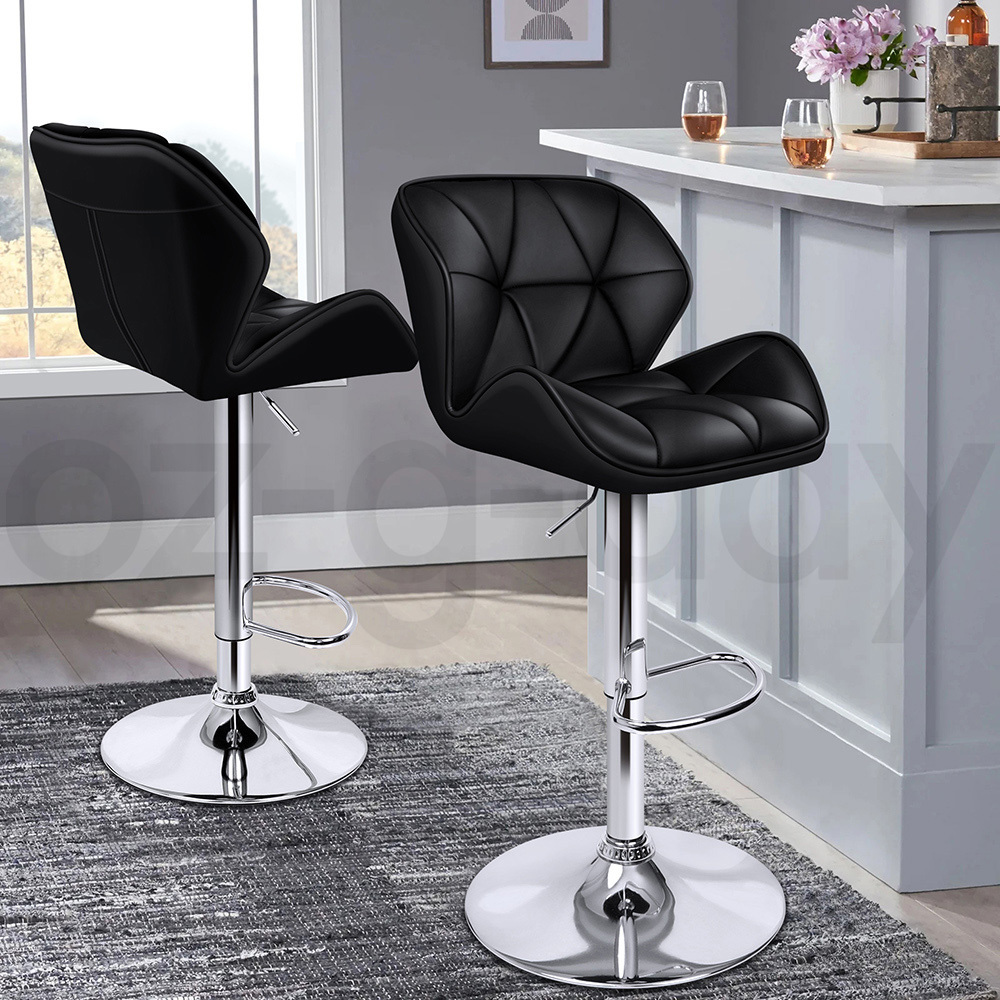 ALFORDSON Bar Stools Kitchen Swivel Dining Chairs Gas Lift Leather/Fabric - Picture 645 of 1,456