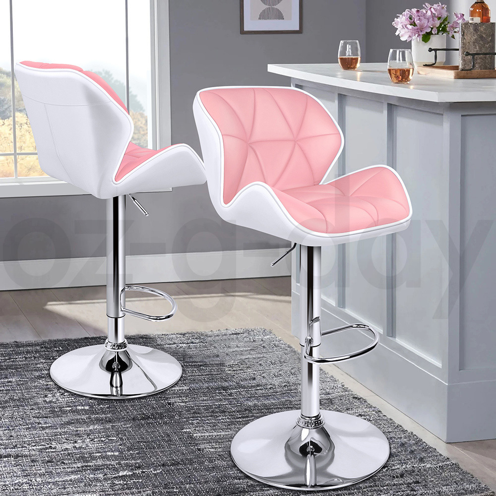 ALFORDSON Bar Stools Kitchen Swivel Dining Chairs Gas Lift Leather/Fabric - Picture 1,397 of 1,456
