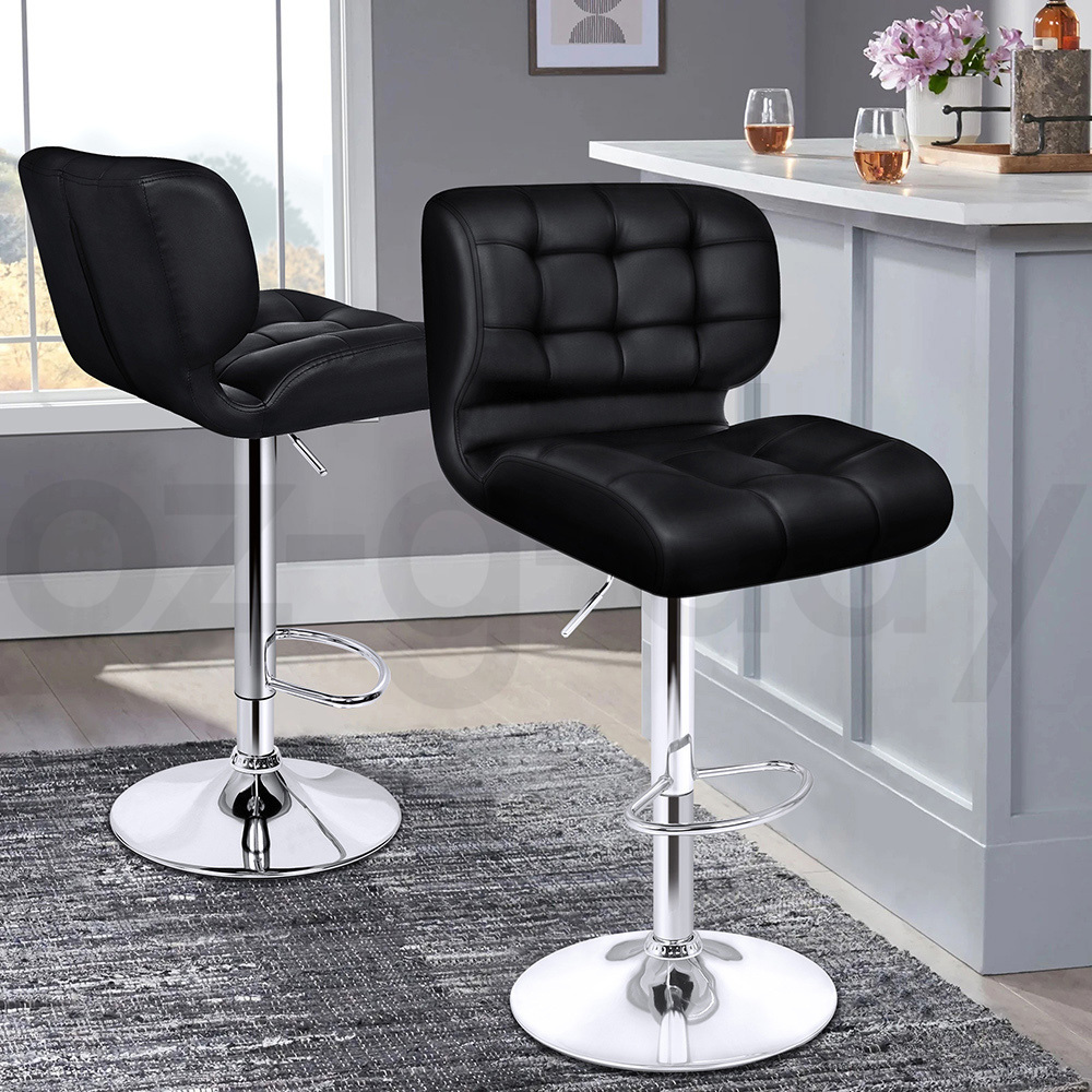 ALFORDSON Bar Stools Kitchen Swivel Dining Chairs Gas Lift Leather/Fabric - Picture 1,417 of 1,456
