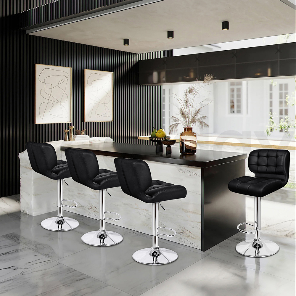 ALFORDSON Bar Stools Kitchen Swivel Dining Chairs Gas Lift Leather/Fabric - Picture 1,427 of 1,456