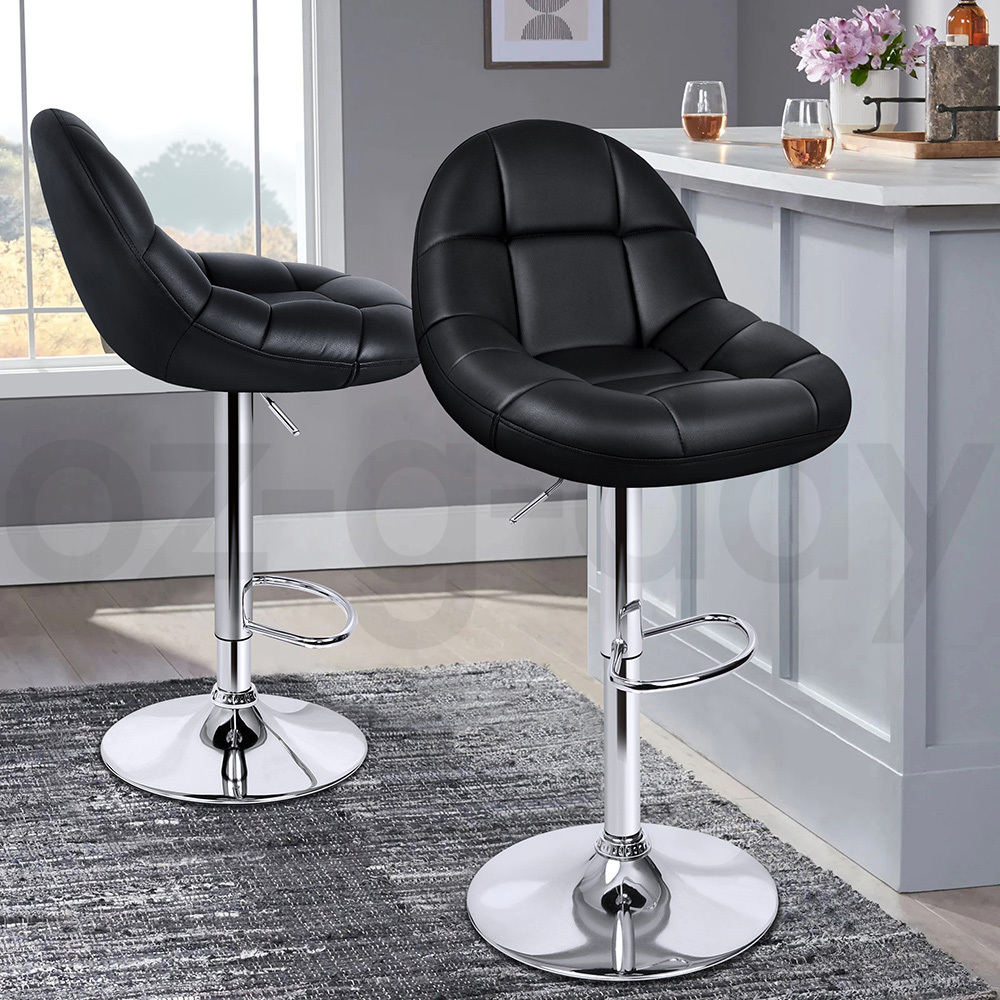 ALFORDSON Bar Stools Kitchen Swivel Dining Chairs Gas Lift Leather/Fabric - Picture 1,437 of 1,456