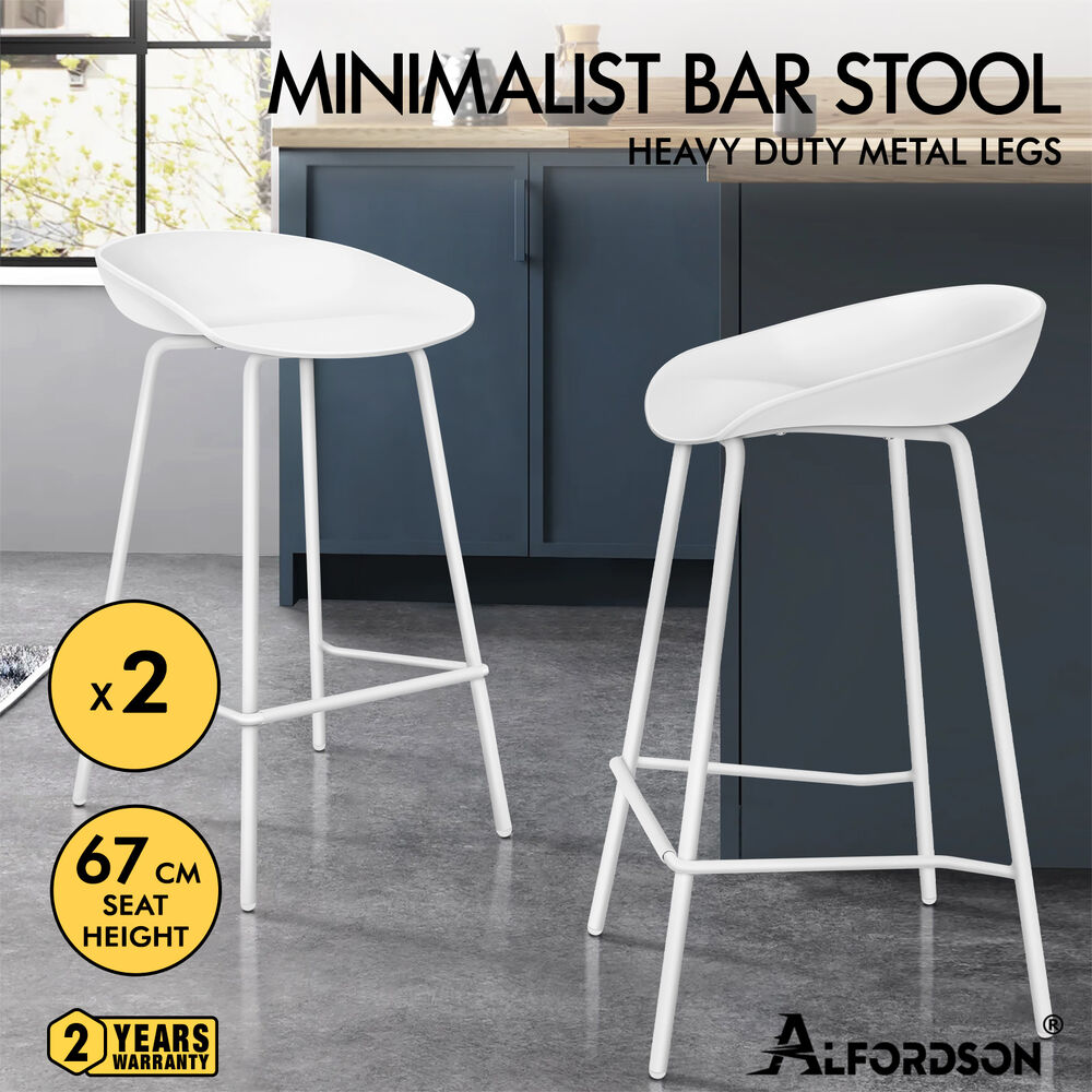 ALFORDSON Kitchen Bar Stools Bar Stool Counter Chairs Metal Finn x2/x4 - Picture 16 of 28