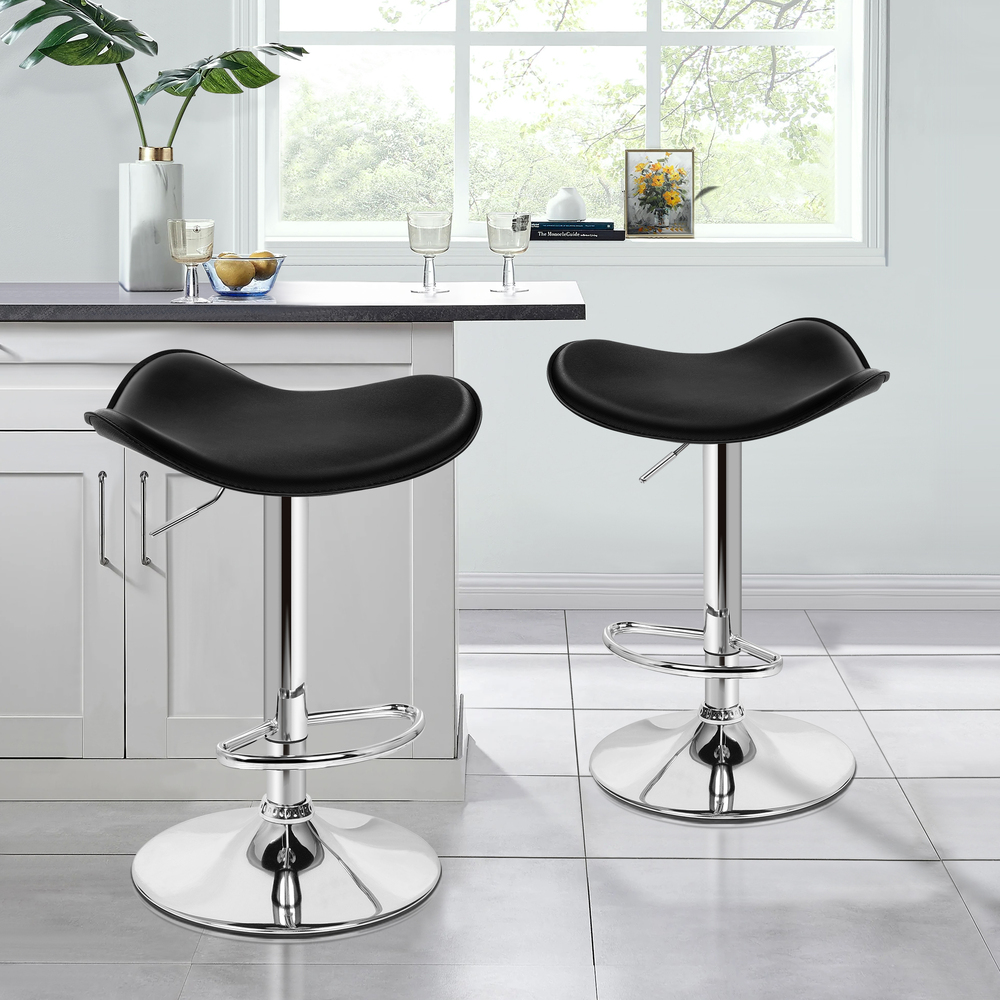 ALFORDSON Bar Stools Kitchen Swivel Dining Chairs Gas Lift Leather/Fabric - Picture 1,297 of 1,456