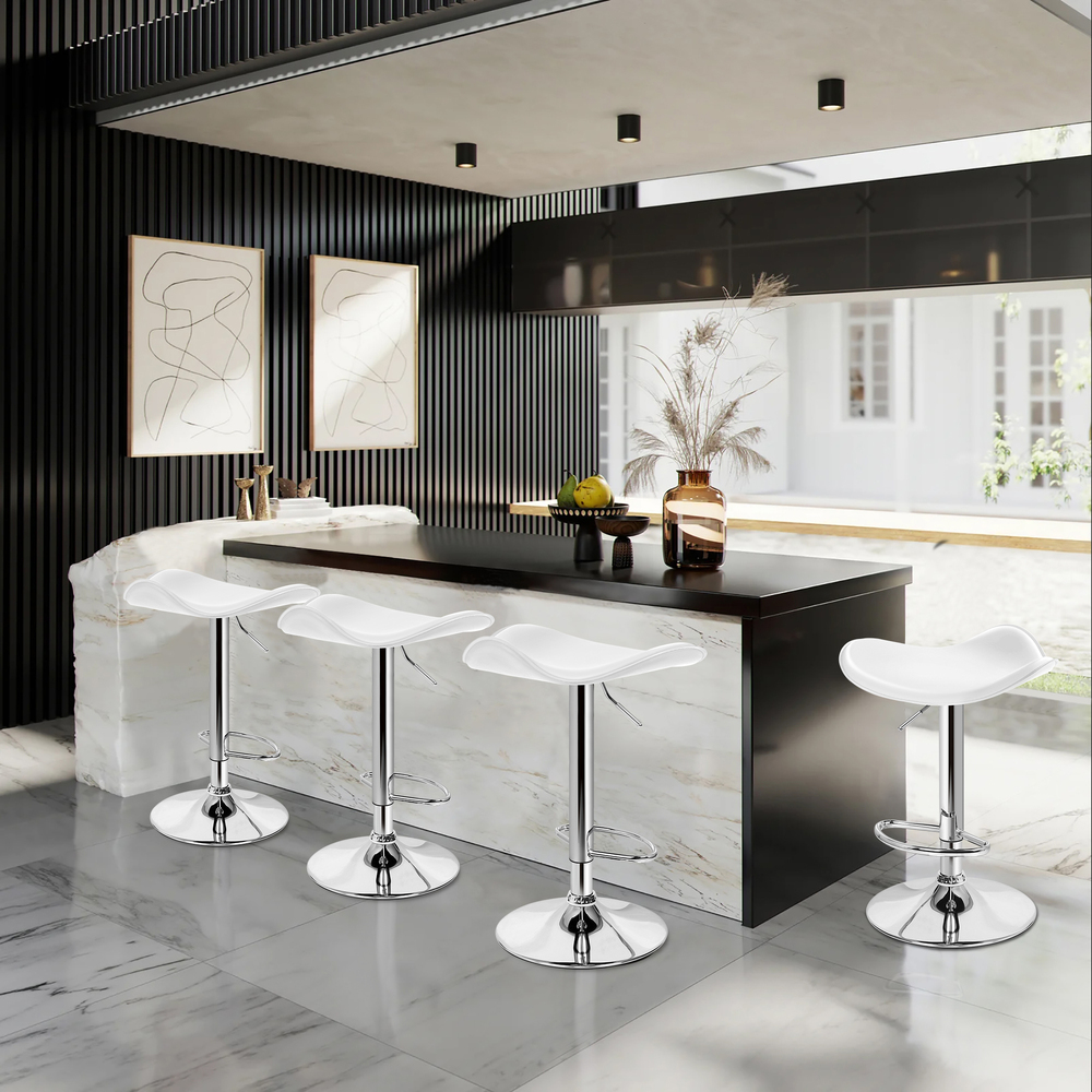ALFORDSON Bar Stools Kitchen Swivel Dining Chairs Gas Lift Leather/Fabric - Picture 1,327 of 1,456