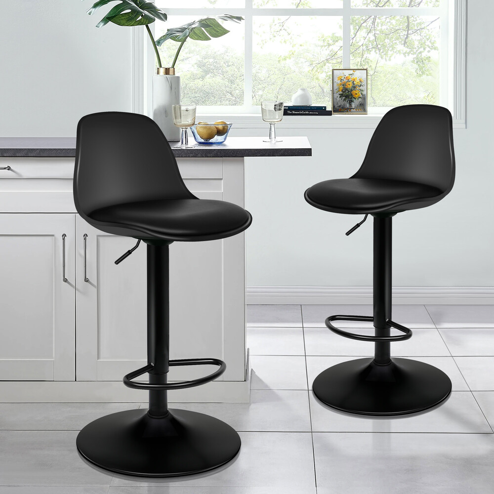 ALFORDSON Bar Stools Kitchen Swivel Dining Chairs Gas Lift Leather/Fabric - Picture 1,257 of 1,456