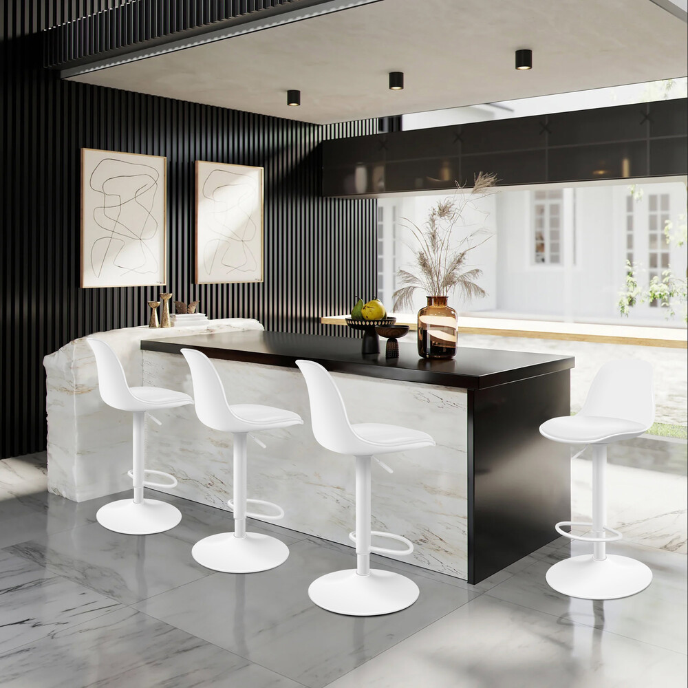 ALFORDSON Bar Stools Kitchen Swivel Dining Chairs Gas Lift Leather/Fabric - Picture 1,287 of 1,456