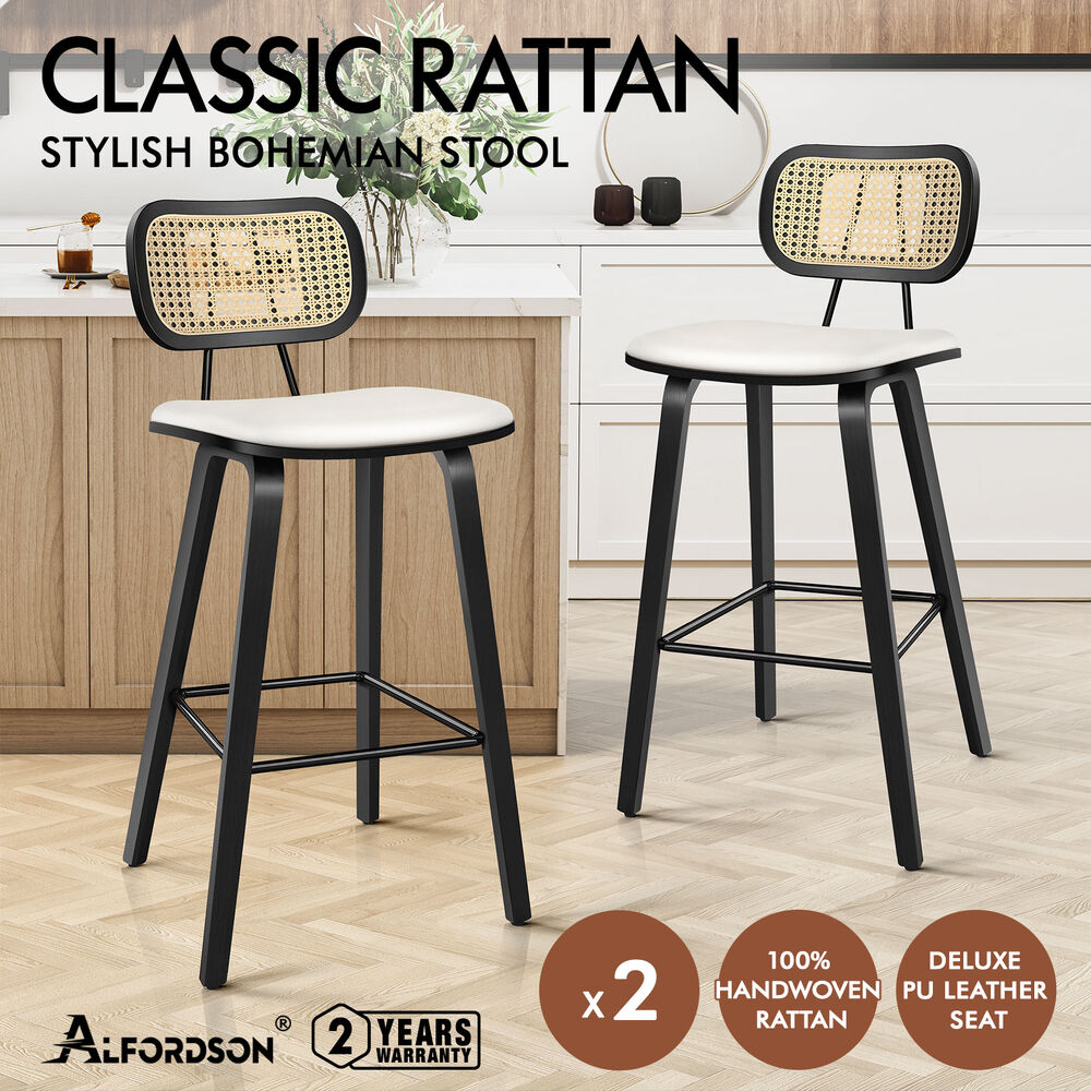ALFORDSON Kitchen Bar Stools Wooden Swivel Leather Metal Dining Chair x2/x4 - Picture 513 of 1,020