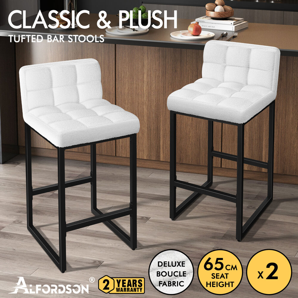 ALFORDSON Bar Stools Kitchen Swivel Gas Lift Wooden Dining Chairs x1/x2/x4 - Picture 1,273 of 1,284