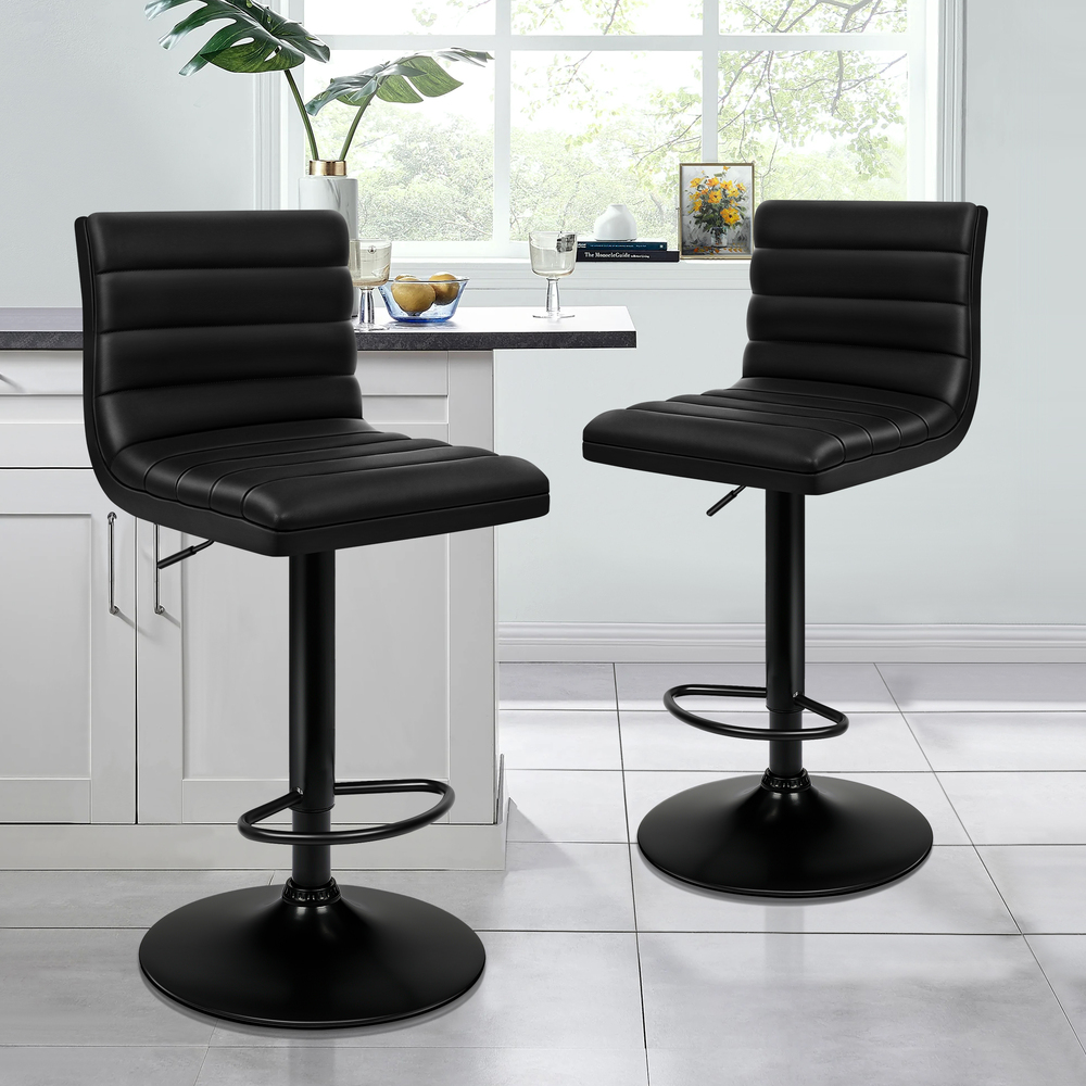 ALFORDSON Bar Stools Kitchen Swivel Dining Chairs Gas Lift Leather/Fabric - Picture 241 of 1,456