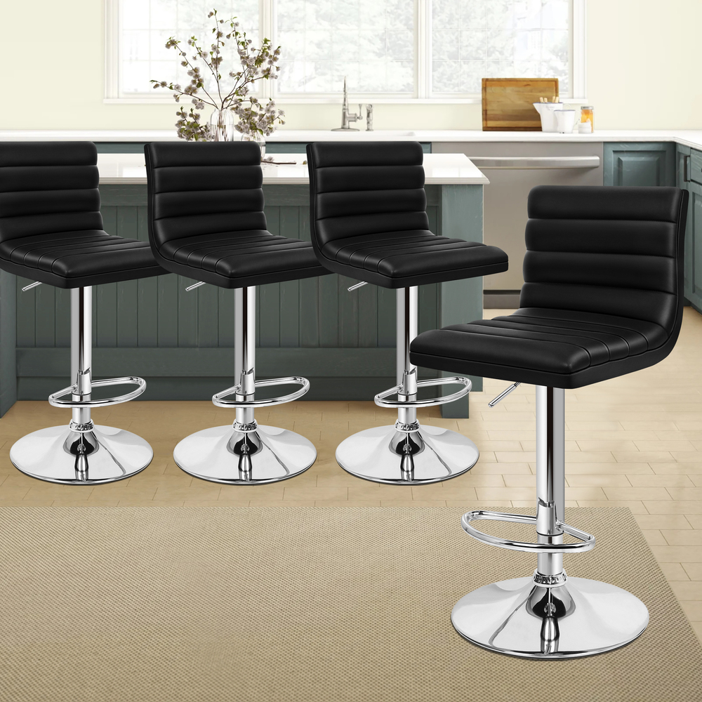 ALFORDSON Bar Stools Kitchen Swivel Dining Chairs Gas Lift Leather/Fabric - Picture 271 of 1,456