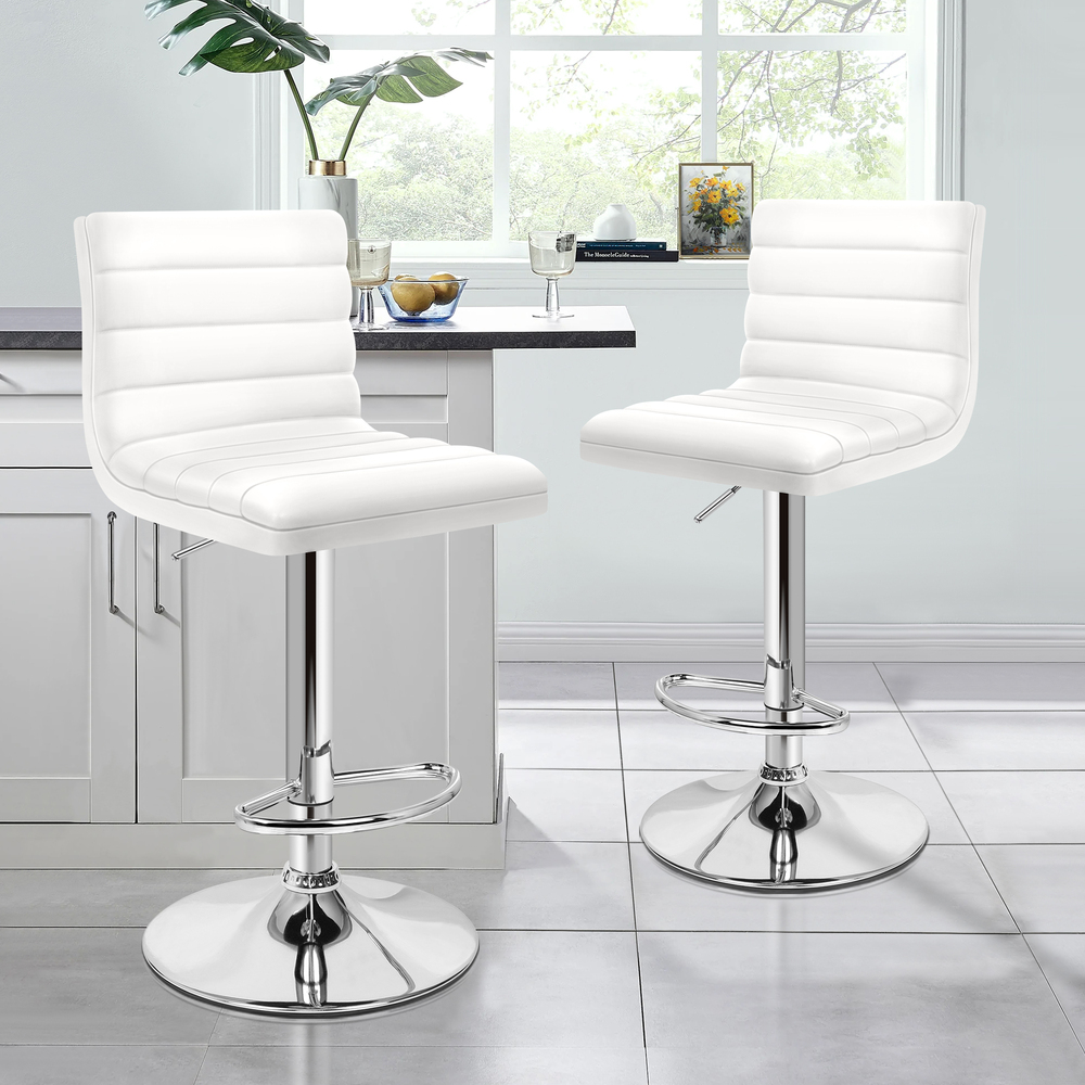 ALFORDSON Bar Stools Kitchen Swivel Dining Chairs Gas Lift Leather/Fabric - Picture 301 of 1,456
