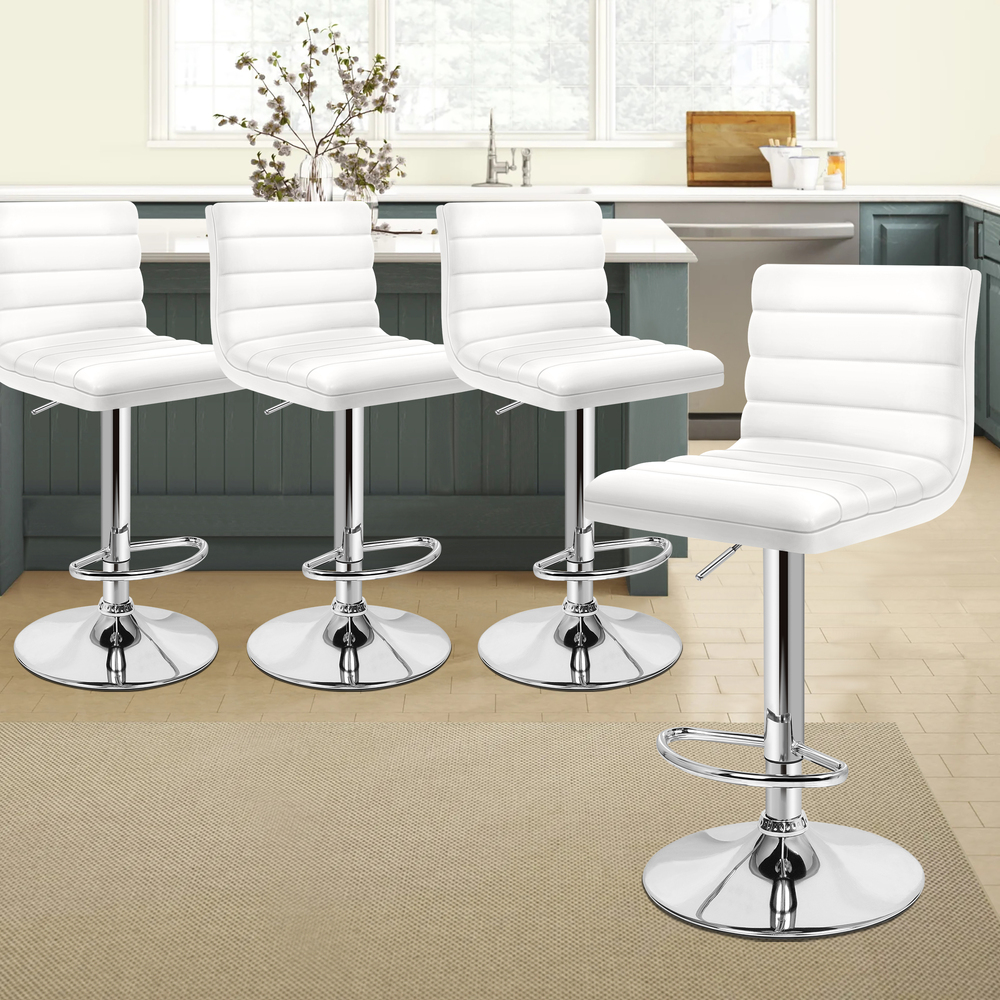 ALFORDSON Bar Stools Kitchen Swivel Dining Chairs Gas Lift Leather/Fabric - Picture 311 of 1,456