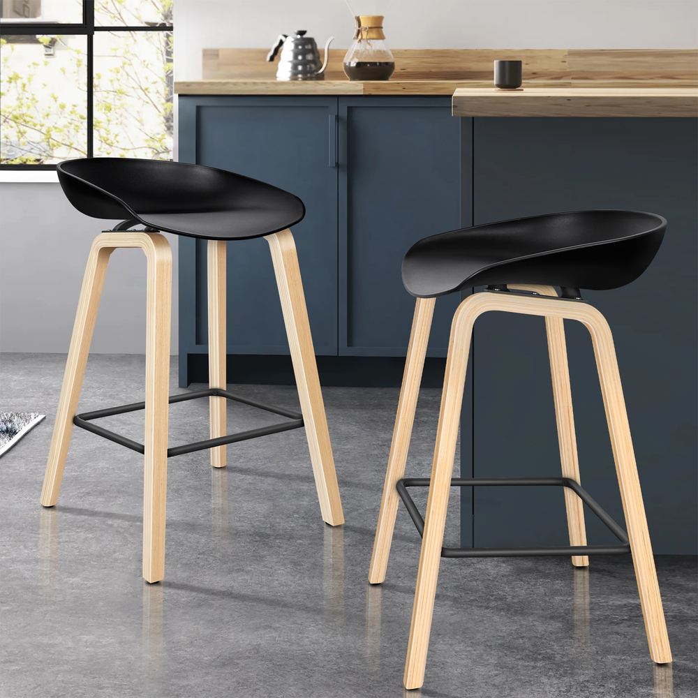 ALFORDSON Bar Stools Kitchen Swivel Gas Lift Wooden Dining Chairs x1/x2/x4 - Picture 685 of 1,152