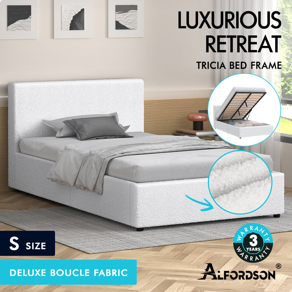 ALFORDSON Bed Frame Queen Double King Single Gas Lift Storage Mattress Base - Picture 247 of 306