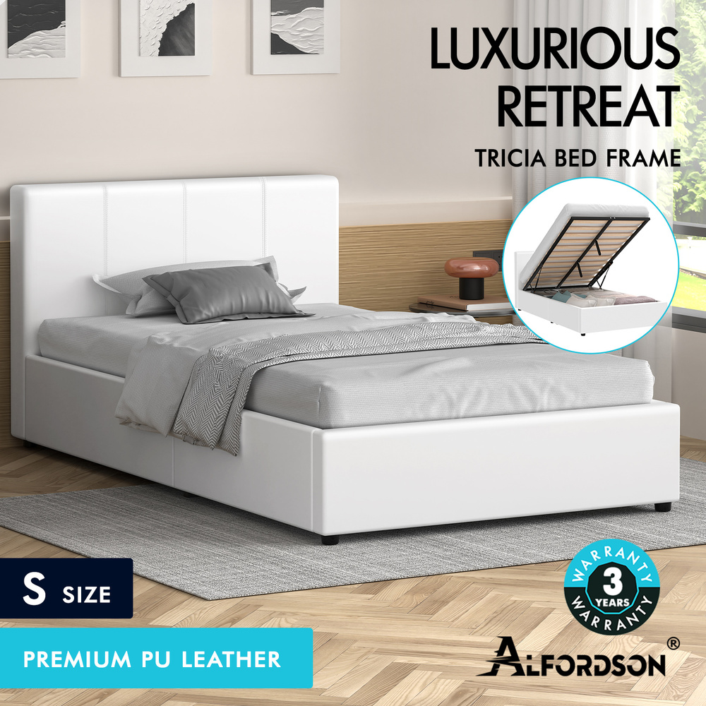 ALFORDSON Bed Frame Queen Double King Single Gas Lift Storage Mattress Base - Picture 295 of 306