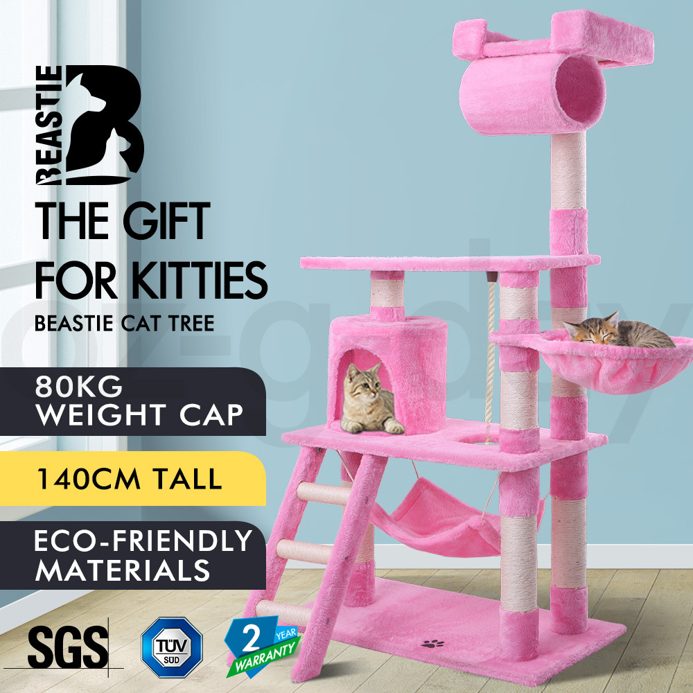 BEASTIE Cat Tree Scratching Post Scratcher Tower Condo House Furniture Bed Stand - Picture 399 of 474