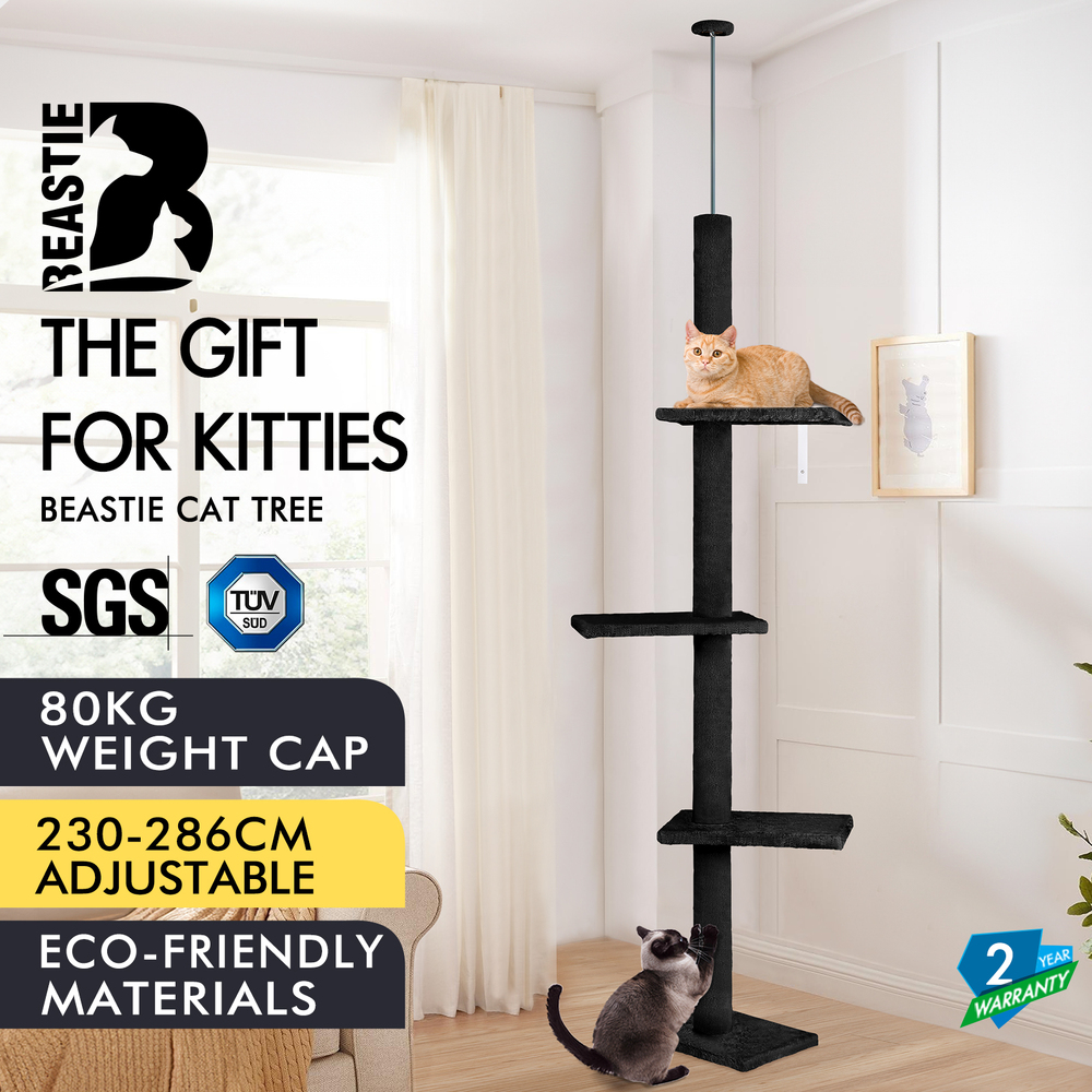 BEASTIE Cat Tree Scratching Post Scratcher Tower Condo House Furniture Bed Stand - Picture 365 of 474
