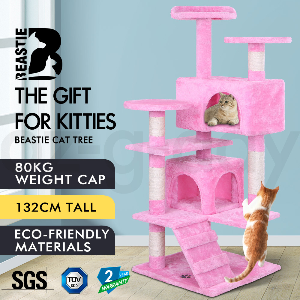 BEASTIE Cat Tree Scratching Post Scratcher Tower Condo House Furniture Bed Stand - Picture 404 of 474