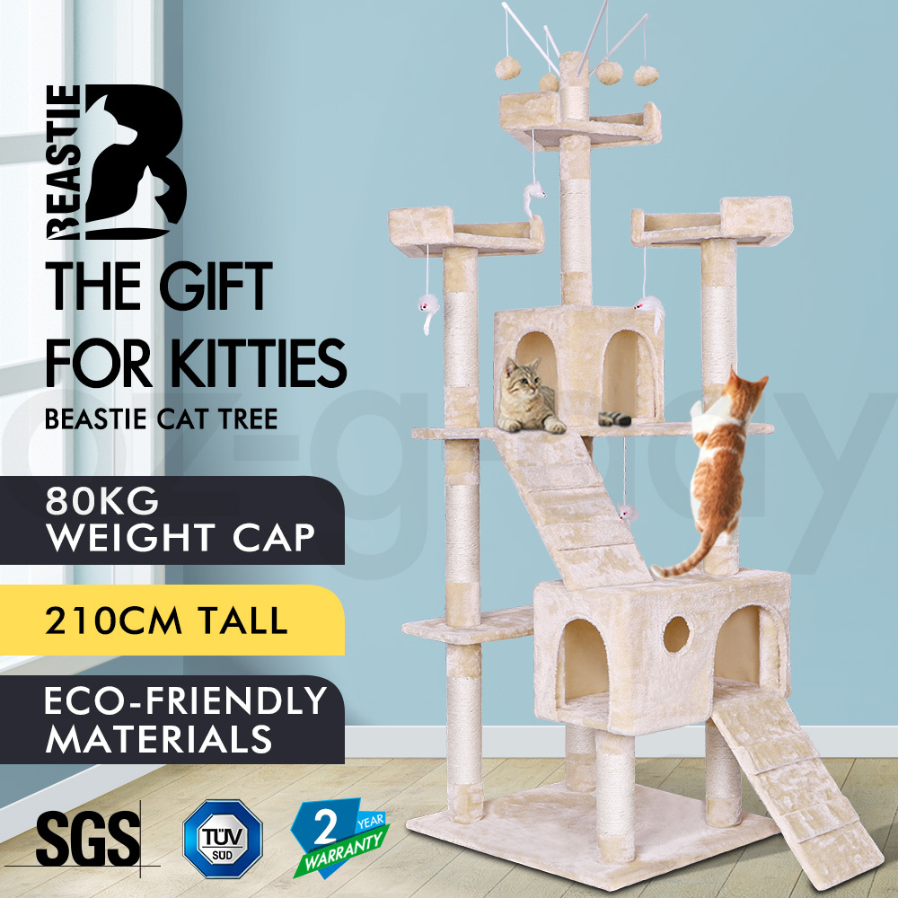 BEASTIE Cat Tree Scratching Post Scratcher Tower Condo House Furniture Bed Stand - Picture 414 of 474