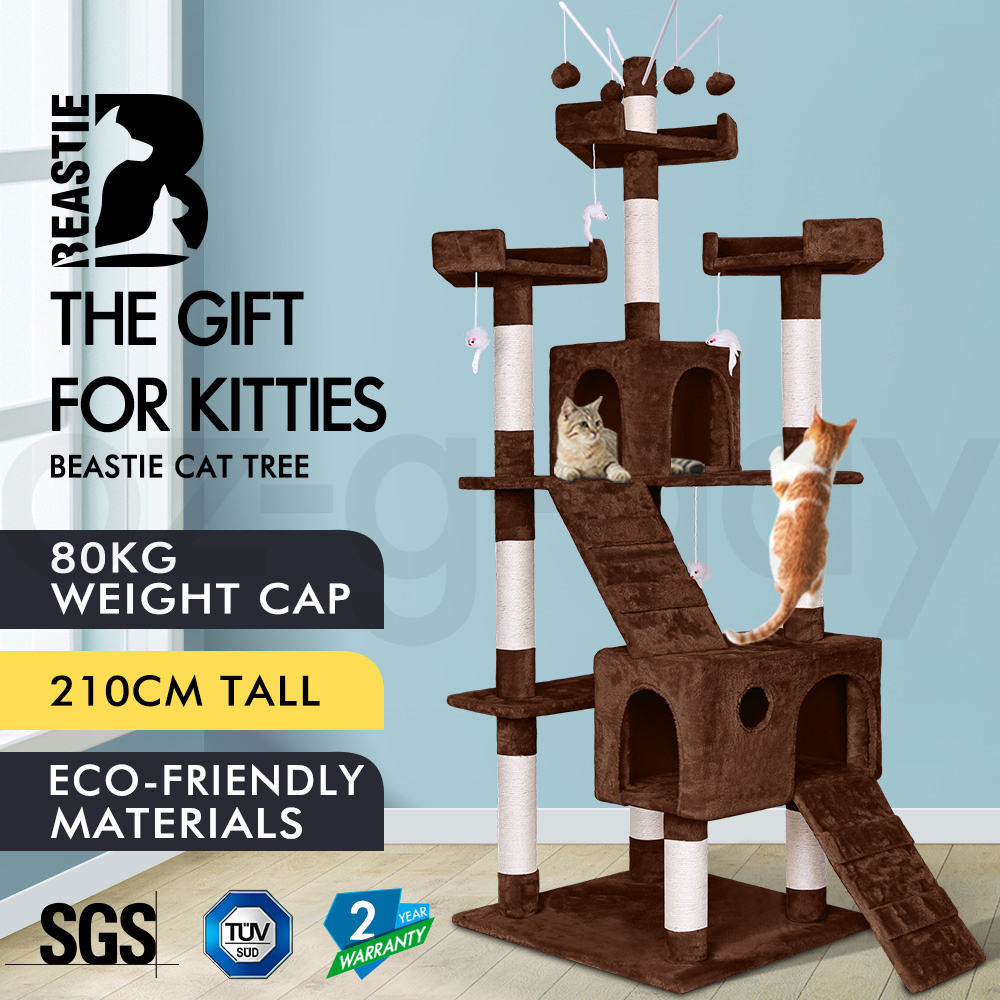 BEASTIE Cat Tree Scratching Post Scratcher Tower Condo House Furniture Bed Stand - Picture 419 of 474