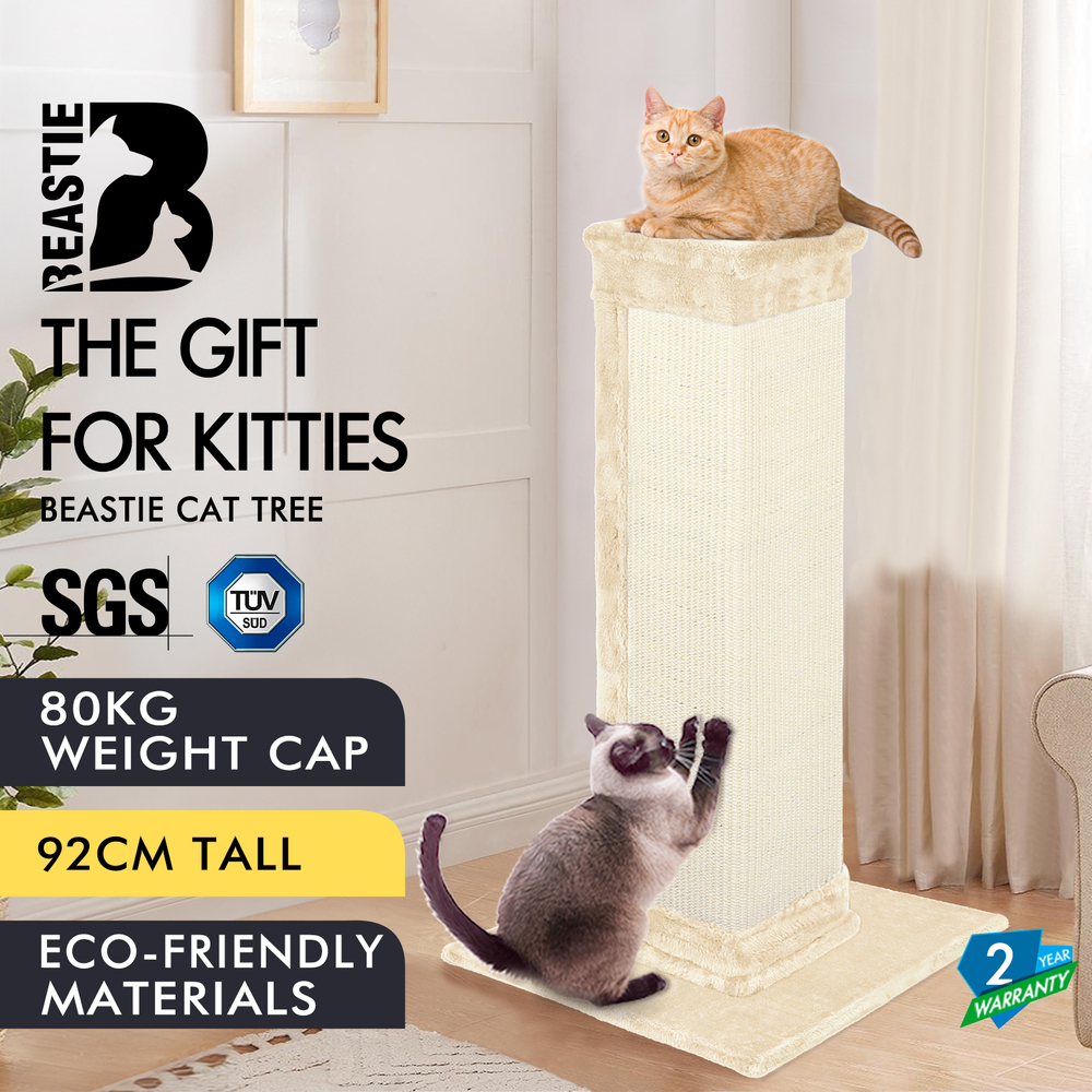 BEASTIE Cat Tree Scratching Post Scratcher Tower Condo House Furniture Bed Stand - Picture 6 of 474