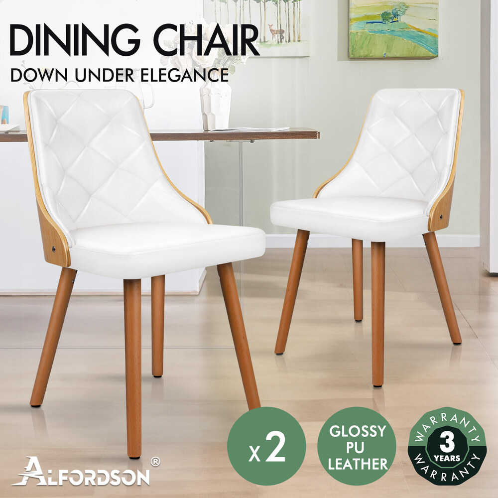 ALFORDSON Dining Chairs Kitchen Swivel PU Leather Sherpa Velvet Wooden x1/x2/x4 - Picture 77 of 592