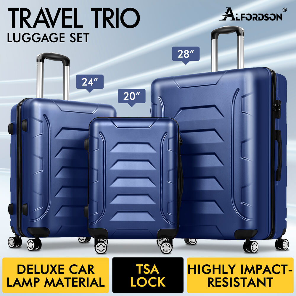 ALFORDSON Luggage 3PCS Set Suitcase Travel Trolley TSA Carry on Hard Case - Picture 41 of 254