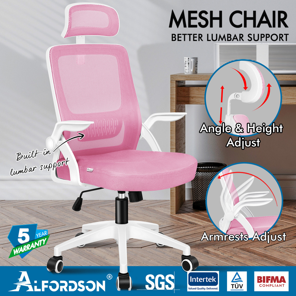 ALFORDSON Mesh Office Chair Computer Seat Executive Study Work Gaming - Picture 73 of 82