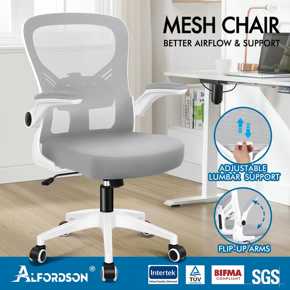 ALFORDSON Mesh Office Chair Executive Computer Fabric Seat Study Work Gaming - Picture 209 of 252