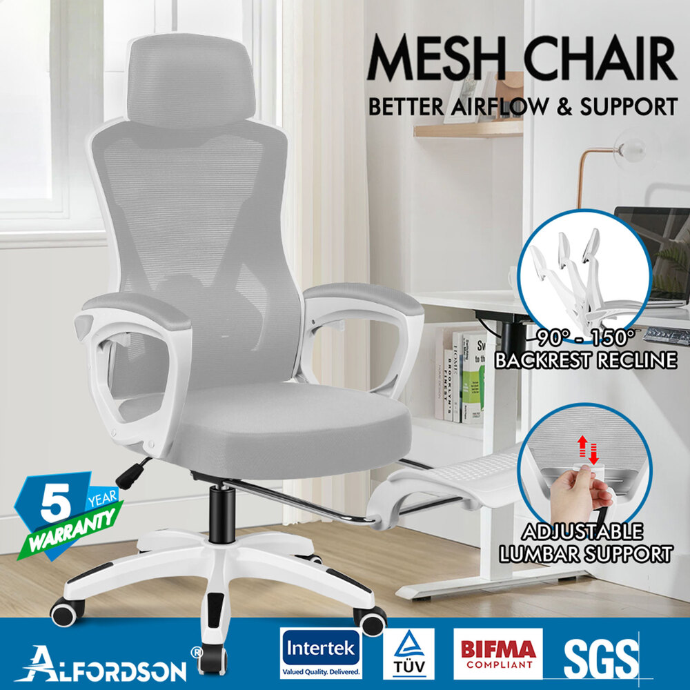 ALFORDSON Mesh Office Chair Executive Computer Fabric Seat Study Work Gaming - Picture 59 of 252