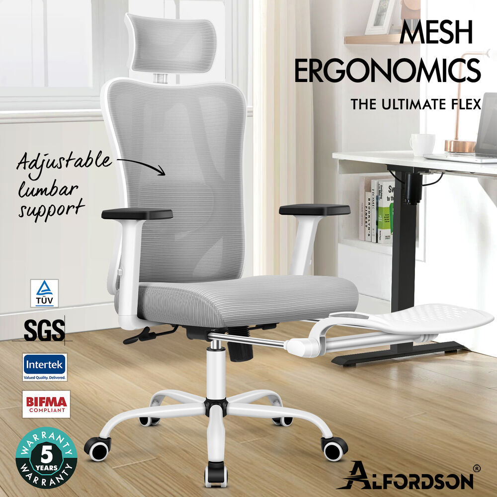 ALFORDSON Mesh Office Chair Executive Computer Fabric Seat Study Work Gaming - Picture 142 of 252