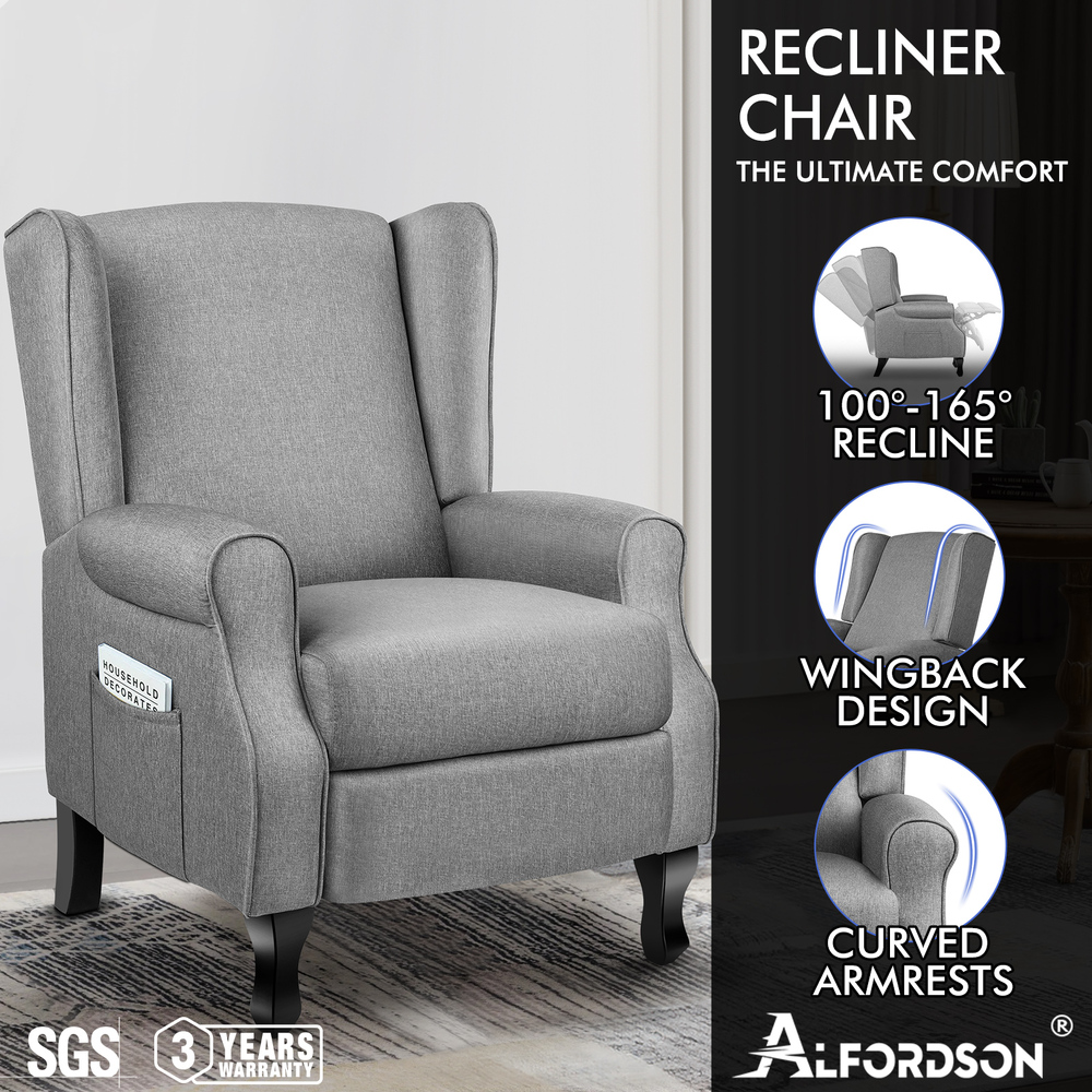 ALFORDSON Recliner Chair Armchair Power Lift Heated Massage Lounge Sofa Couch - Picture 63 of 72
