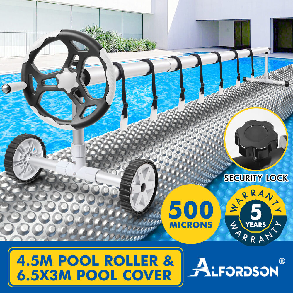 ALFORDSON Pool Cover 500 Micron Solar Blanket Roller Isothermal Swimming Set - Picture 50 of 311